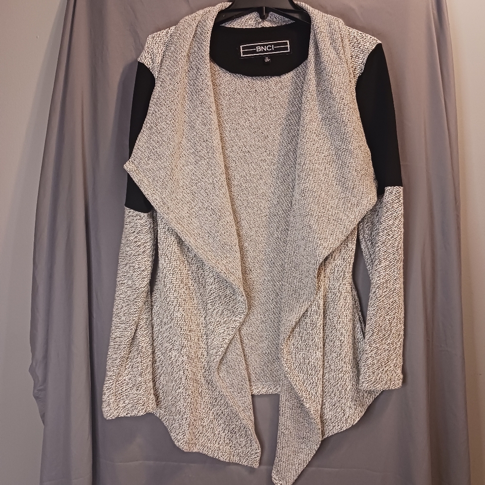 BCNI textured cardigan sweater size XL